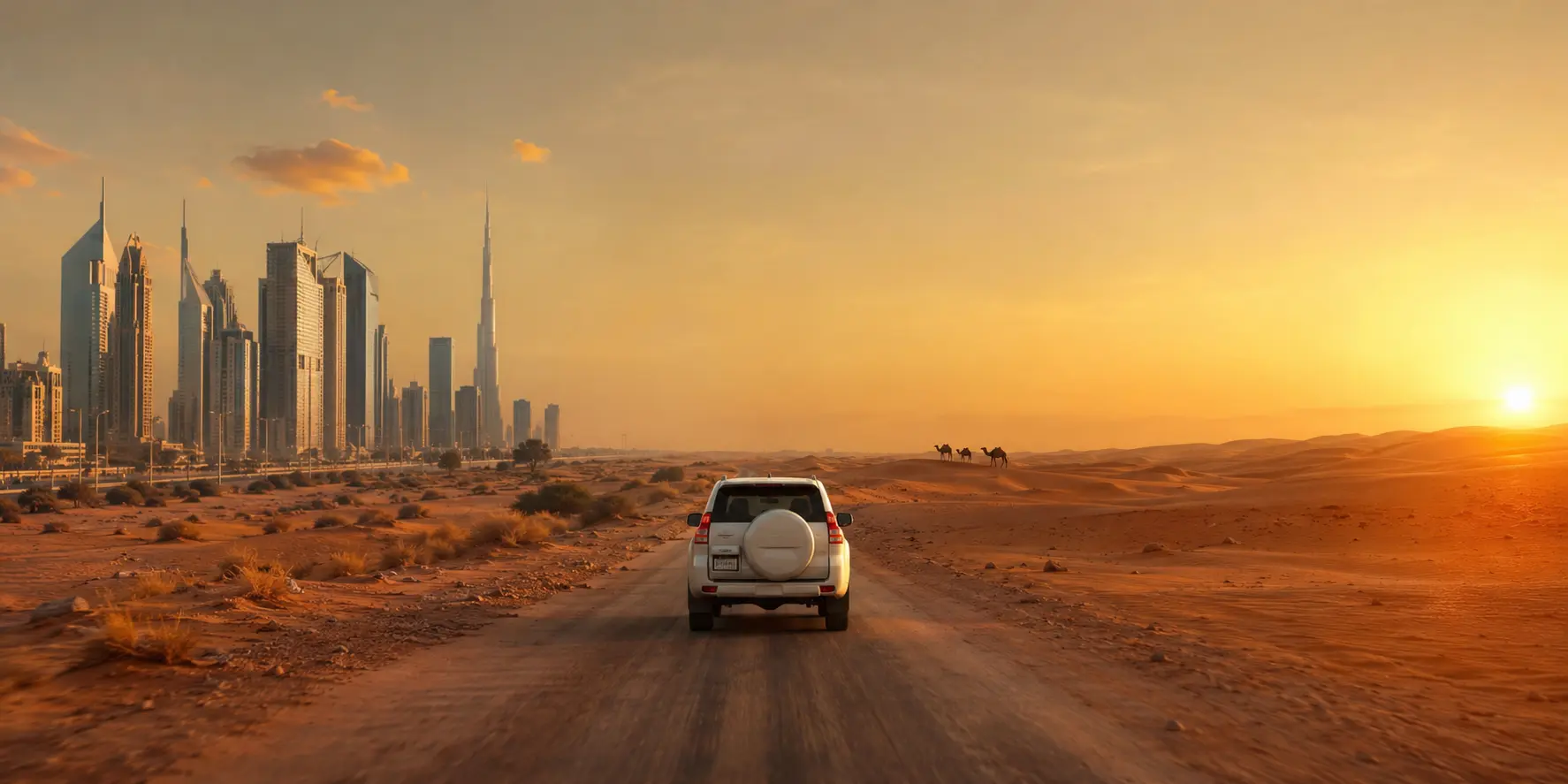 Dubai and desert combined journey